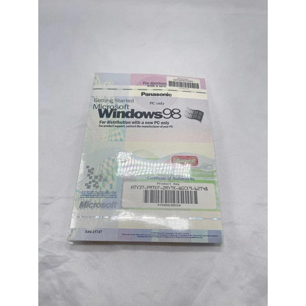 VTG! Factory sealed! NIP! Microsoft Windows 98 program